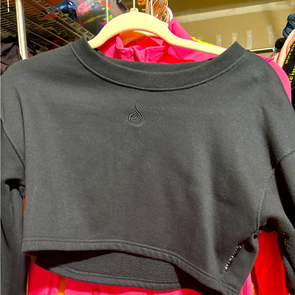 Black Ryder wear crew neck crop sweater